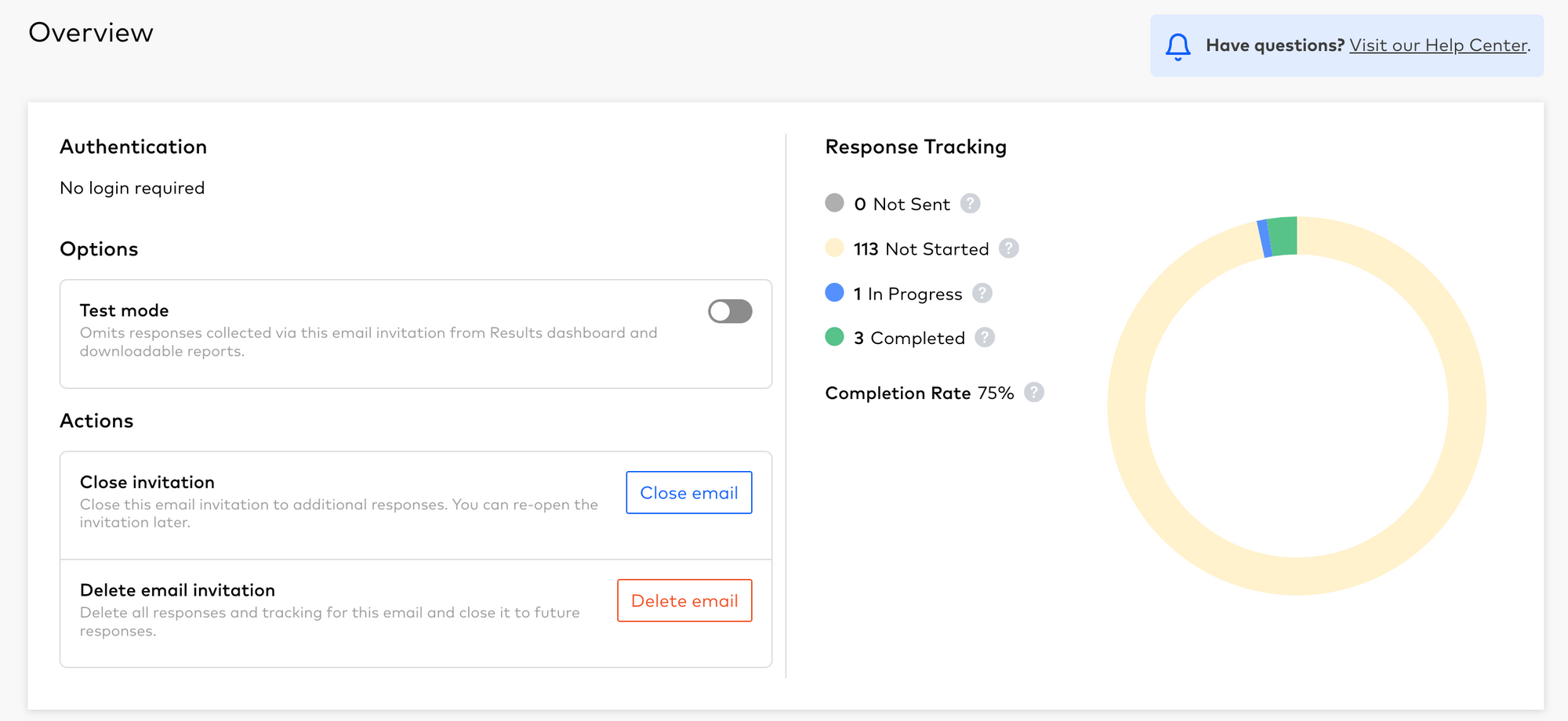 Understanding the response stats for your survey