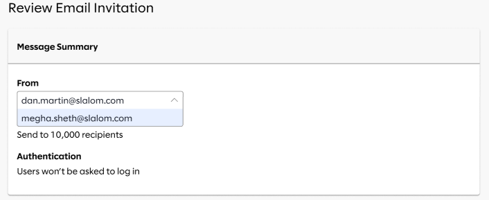New Email Feature: Impersonation for outgoing survey emails