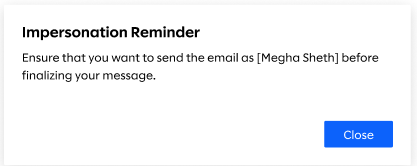 New Email Feature: Impersonation for outgoing survey emails